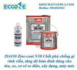 IS4430 Zinc coat N30 Chất phủ chống gỉ vĩnh viễn